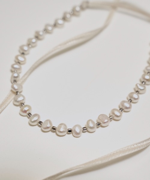 TODAYFUL（トゥデイフル）の「TODAYFUL Pearl Ribbon Choker