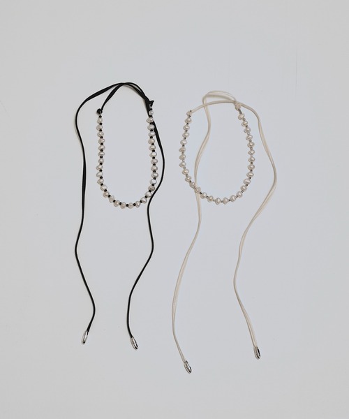 TODAYFUL（トゥデイフル）の「TODAYFUL Pearl Ribbon Choker