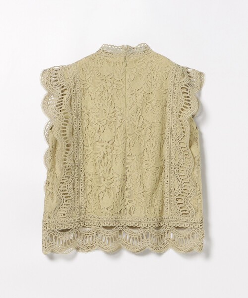 tシャツ マルチレース ハイネック プルオーバー レディース BEAMS HEART tシャツ マルチレース ハイネック プルオーバー