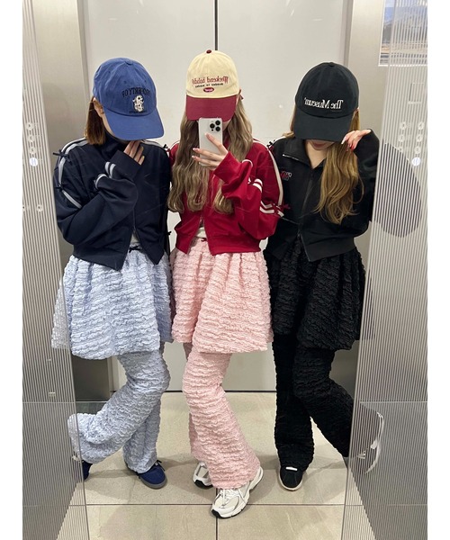 WC（ダブル シー）の「【EC限定カラーあり★】クリンクルフレアパンツ（その他パンツ・レディース・ピンク/ブラック/サックスブルー・FREE）」の19枚目の写真