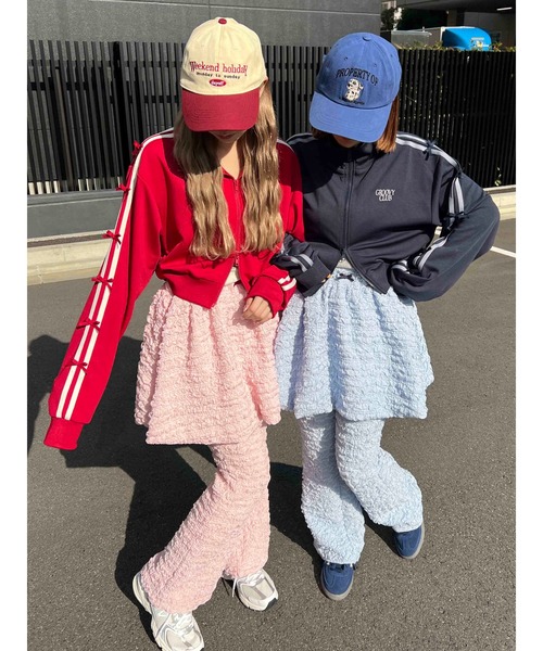 WC（ダブル シー）の「【EC限定カラーあり★】クリンクルフレアパンツ（その他パンツ・レディース・ピンク/ブラック/サックスブルー・FREE）」の18枚目の写真