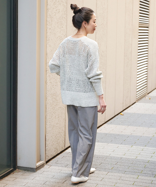 B.C STOCK（ベーセーストック）の「スクエアスリッポンバレエシューズ（バレエシューズ・レディース・ブラック/ブルー/ベージュ/ホワイト・LARGE/MEDIUM/SMALL）」の8枚目の写真