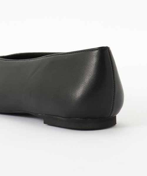 B.C STOCK（ベーセーストック）の「スクエアスリッポンバレエシューズ（バレエシューズ・レディース・ブラック/ブルー/ベージュ/ホワイト・LARGE/MEDIUM/SMALL）」の19枚目の写真