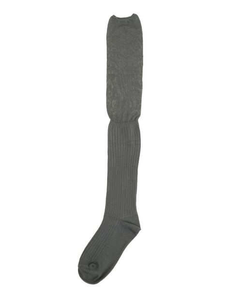 EMODA(エモダ)の「シアースイッチングハイソックス(ソックス/靴下・レディース・アイボリー/グレー・FREE)」の12枚目の写真