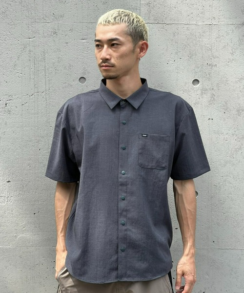 ROARK REVIVAL（ロアークリバイバル）の「【ROARK】DELTA QD SS SHIRTS（シャツ/ブラウス・メンズ・グレー/ブラック・X-LARGE/LARGE/MEDIUM）」の2枚目の写真