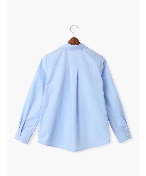 Te chichi TERRASSE(テチチテラス)の「ジップアップシャツ《2025spring catalog item》(シャツ/ブラウス・レディース・オフホワイト/サックスブルー/ピンク・F)」の11枚目の写真