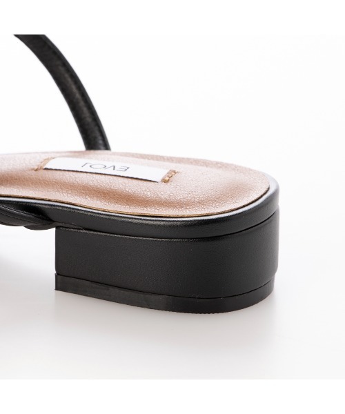 EVOL（イーボル）の「【軽量・柔らかい】Tストラップミュールサンダル IY5729（サンダル・レディース・ボルドー/シルバー/ブラック/アイボリー・XS/S/M/L/LL）」の9枚目の写真