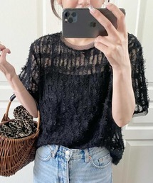 GeeRA | 夏コーデに活躍！フェザーチュールシアーＴシャツ(Tシャツ/カットソー)