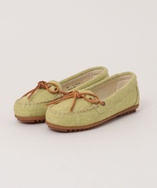 ARCHIVER(アーカイバ)の「【RS】【MINNETONKA】CANVAS MOC モカシン キャンバス モック(モカシン/デッキシューズ・レディース・イエロー系その他・US5)」の1枚目の写真