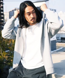 jiggys shop（ジギーズショップ）の「ダブルフェイスジップアップパーカー フーディー（パーカー・メンズ）」