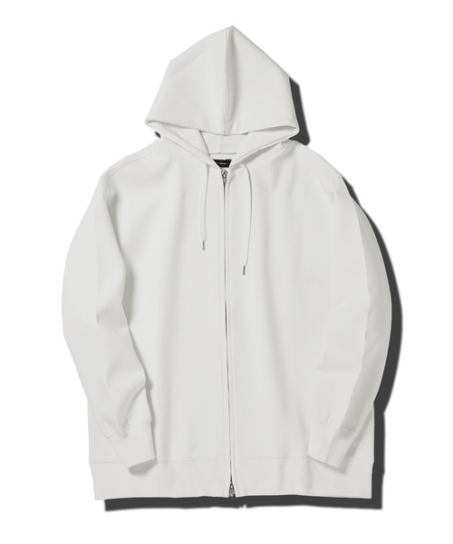 jiggys shop（ジギーズショップ）の「ダブルフェイスジップアップパーカー フーディー（パーカー・メンズ・ブラック/オフホワイト/ミックスグレー・LARGE/MEDIUM/X-LARGE）」の8枚目の写真