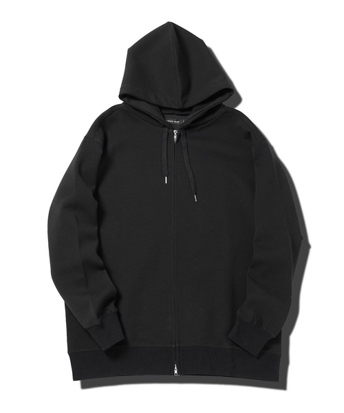 jiggys shop（ジギーズショップ）の「ダブルフェイスジップアップパーカー フーディー（パーカー・メンズ・ブラック/オフホワイト/ミックスグレー・LARGE/MEDIUM/X-LARGE）」の9枚目の写真