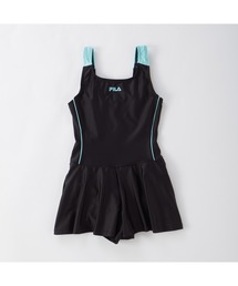 Karlas（カルラス）の「FILA フィラ スクール水着 キュロットスカート 一体型  一部パット入れ口付き スポーティー 水泳 水着 120～160cm（水着）」
