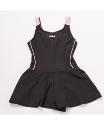 Karlas（カルラス）の「FILA フィラ スクール水着 キュロットスカート 一体型  一部パット入れ口付き スポーティー 水泳 水着 120～160cm（水着）」