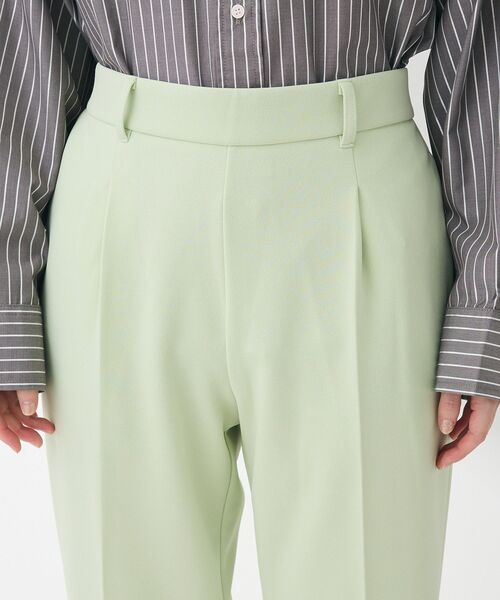 Green　Parks（グリーンパークス）の「きれいシルエットパンツ(テーパード)（スラックス・レディース・ホワイト系その他2/ブルー/ミント/ダークネイビー・M/L/S）」の8枚目の写真
