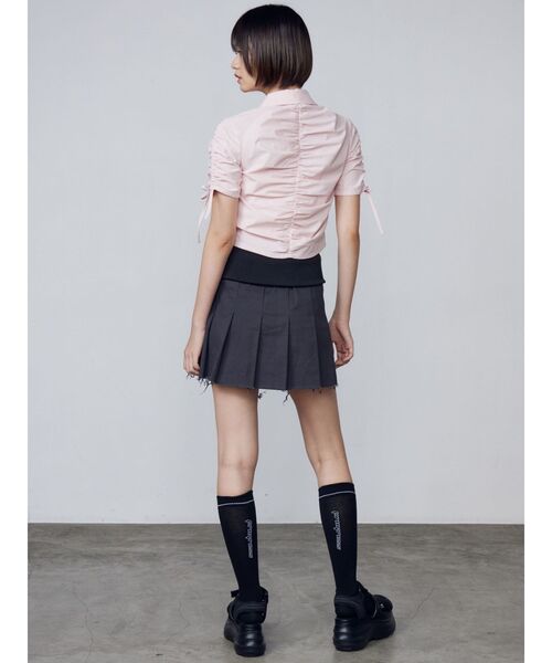 モカグレー プリーツスカート セール】グレープリーツスカート（スカート）｜krahe（クレーエ