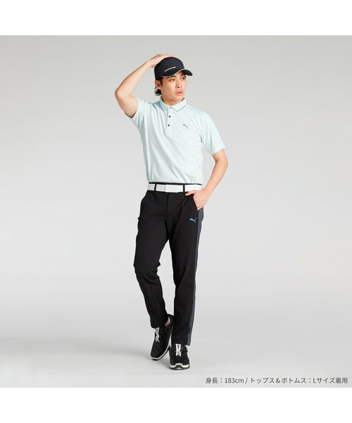 PUMA(プーマ)の「PUMA プーマ メンズ ゴルフ PF テック ライン 半袖 ポロシャツ(ポロシャツ・メンズ・ライトブルー/ブラック/ホワイト系その他・XX-LARGE/SMALL/X-LARGE/LARGE/MEDIUM)」の16枚目の写真