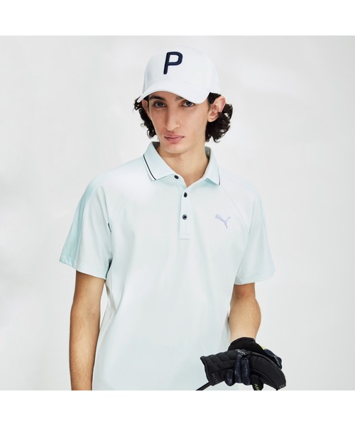 PUMA(プーマ)の「PUMA プーマ メンズ ゴルフ PF テック ライン 半袖 ポロシャツ(ポロシャツ・メンズ・ライトブルー/ブラック/ホワイト系その他・XX-LARGE/SMALL/X-LARGE/LARGE/MEDIUM)」の6枚目の写真