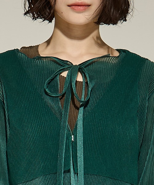 kotohayokozawa シアーレイヤードカーディガン kotohayokozawa/コトハヨコザワ】SHEER LAYERED CARDIGAN/シアー