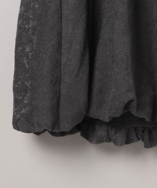 JEANASIS（ジーナシス）の「カシュクールバルーンタイワンピース/328176（ワンピース・レディース・チャコールグレー/ホワイト・FREE）」の9枚目の写真