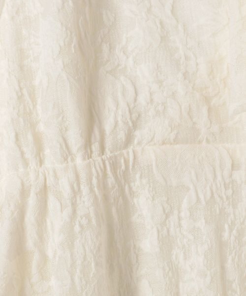 JEANASIS（ジーナシス）の「カシュクールバルーンタイワンピース/328176（ワンピース・レディース・チャコールグレー/ホワイト・FREE）」の8枚目の写真