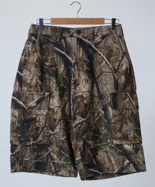 JOHN'S CLOSET（ジョンズクローゼット）の「【13】ツリーカモ ワイドカーゴショーツ（カーゴパンツ・メンズ・リアルツリーカモ・SMALL/MEDIUM/X-LARGE/LARGE）」の8枚目の写真