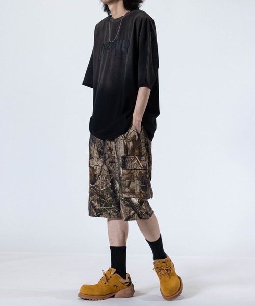 JOHN'S CLOSET（ジョンズクローゼット）の「【13】ツリーカモ ワイドカーゴショーツ（カーゴパンツ・メンズ・リアルツリーカモ・SMALL/MEDIUM/X-LARGE/LARGE）」の6枚目の写真