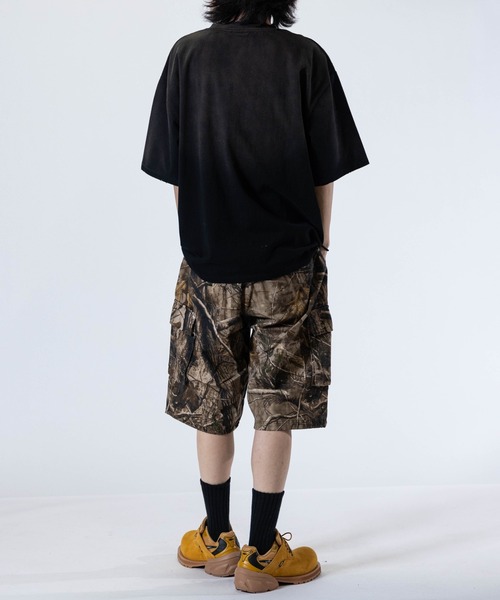 JOHN'S CLOSET（ジョンズクローゼット）の「【13】ツリーカモ ワイドカーゴショーツ（カーゴパンツ・メンズ・リアルツリーカモ・SMALL/MEDIUM/X-LARGE/LARGE）」の7枚目の写真
