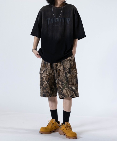 JOHN'S CLOSET（ジョンズクローゼット）の「【13】ツリーカモ ワイドカーゴショーツ（カーゴパンツ・メンズ・リアルツリーカモ・SMALL/MEDIUM/X-LARGE/LARGE）」の5枚目の写真