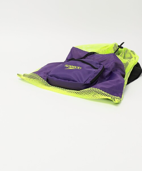 Speedo(スピード)の「<SPEEDO>ポケッタブル メッシュバック / キッズ(バックパック/リュック・キッズ・コバルトブルー/イエロー/ブラック・FREE)」の8枚目の写真