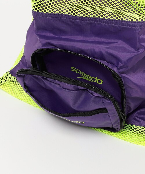Speedo(スピード)の「<SPEEDO>ポケッタブル メッシュバック / キッズ(バックパック/リュック・キッズ・コバルトブルー/イエロー/ブラック・FREE)」の11枚目の写真