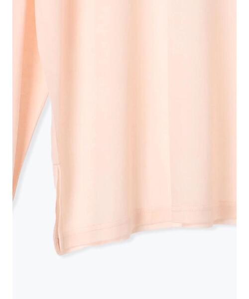 Samansa Mos2 blue（サマンサモスモスブルー）の「シアースラブ刺繍プリントロンT（Tシャツ/カットソー・レディース・オフホワイト/ピンク/イエロー・F）」の20枚目の写真