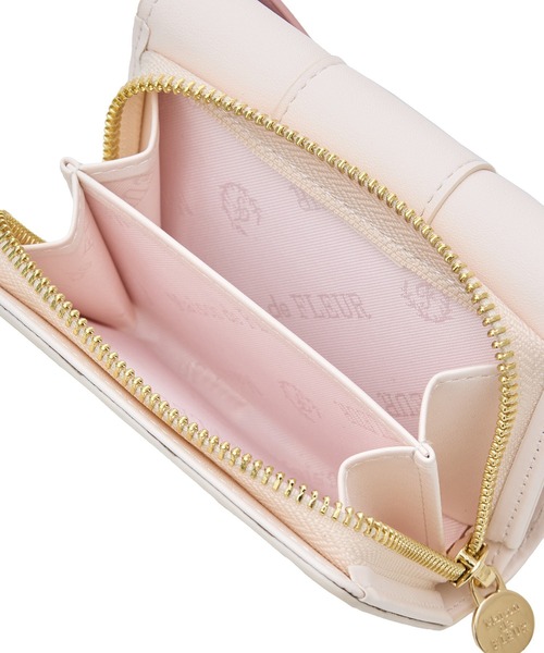 バイカラーベルトリボンミニウォレット（財布）｜Maison de