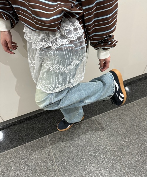 WEGO（ウィゴー）の「WEGO/レースリボンラップスカート（スカート・レディース・ホワイト・FREE）」の4枚目の写真