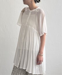 ティアードギャザーチュニック