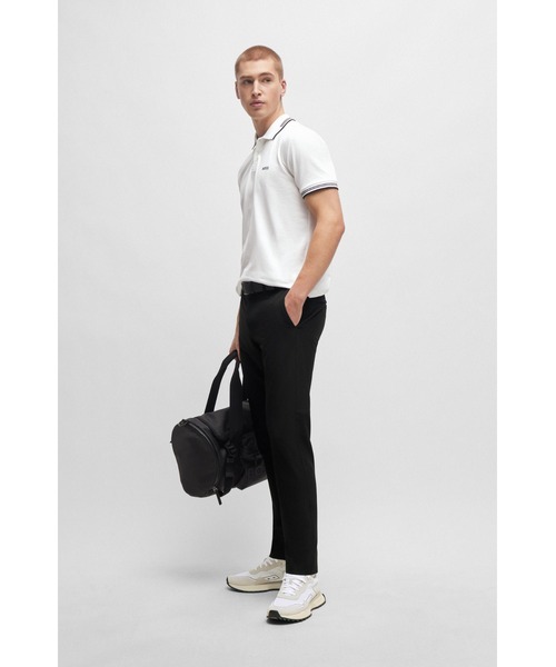 BOSS(ボス)の「ブランドロゴ スリムフィットポロシャツ(ポロシャツ・メンズ・ホワイト/ダークブルー/ブラック・L/M/XL/XXL/S/XXXL)」の6枚目の写真