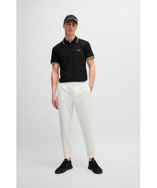 【新品未使用】BOSS モダンフィット ポロシャツ ホワイト hbeu50471335_100_100?$