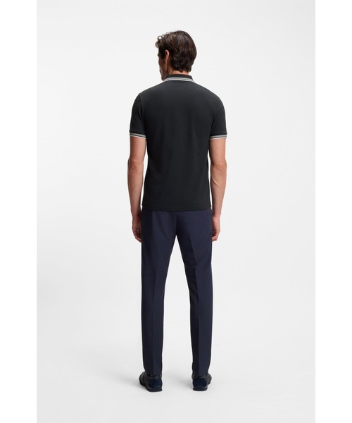 BOSS(ボス)の「ブランドロゴ スリムフィットポロシャツ(ポロシャツ・メンズ・ホワイト/ダークブルー/ブラック・L/M/XL/XXL/S/XXXL)」の14枚目の写真