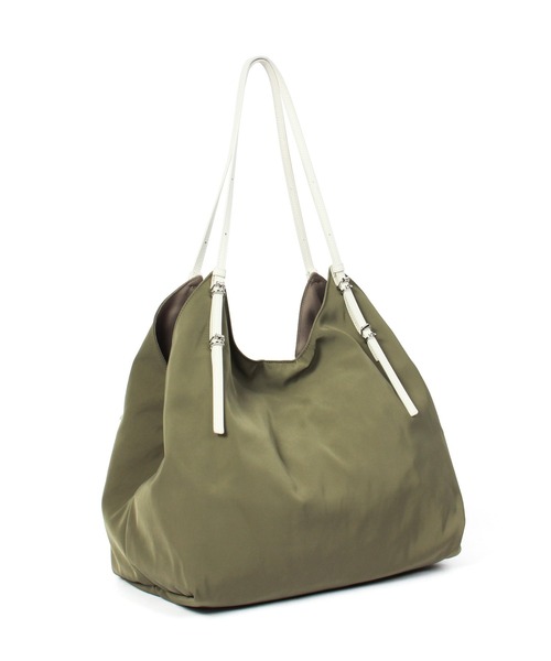 Beau're(ヴュレ)の「BEAURE ヴュレ ベルト ハンドル Big トート Bag(トートバッグ・レディース・ブラウン/ブラック/カーキ・FREE)」の7枚目の写真
