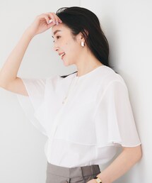 響さん専用新品４L 18,150円 untitled ブラウス 白 ビジュー 新品タグ付き】18, untitled ブラウス 4L 白 ビジュー レディース