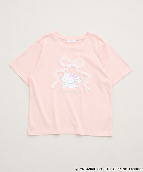 セール】チャーミーキティ/レースリボンプリントTシャツ（T
