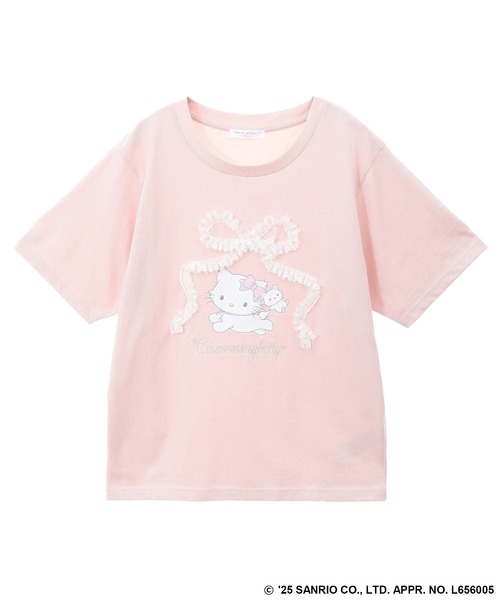 RE.×チャーミーキティ ロングTシャツ　長袖Tシャツ ピンク　新品未使用 ハローキティ - Re.チャーミーキティロンTの通販 by KK_｜ハロー