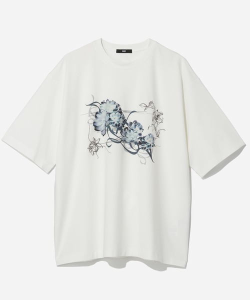接触冷感】フロントグラフィックプリントカット(HARE)（Tシャツ
