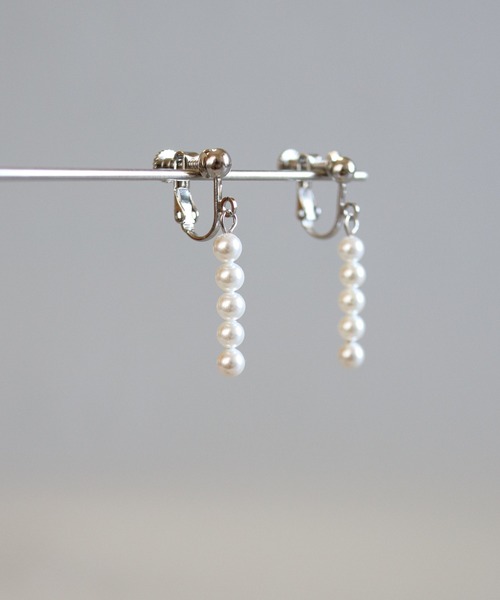 CERCA(チェルカ)の「KAM.accessory/サージカルステンレス316L/金属アレルギー対応/5連パールイヤリング(イヤリング・レディース・ゴールド系2/シルバー系2/シルバー系1/ゴールド系1・FREE)」の22枚目の写真