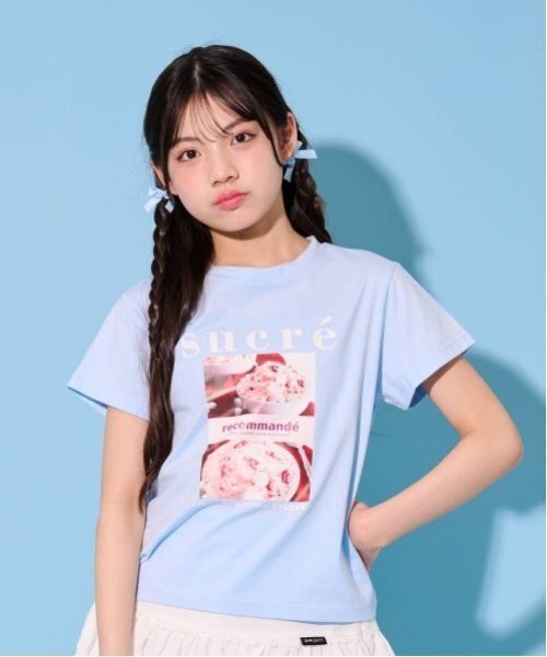 バイラビットカットソー リボンポイントカーデTシャツセット／バイラビット（by LOVEiT