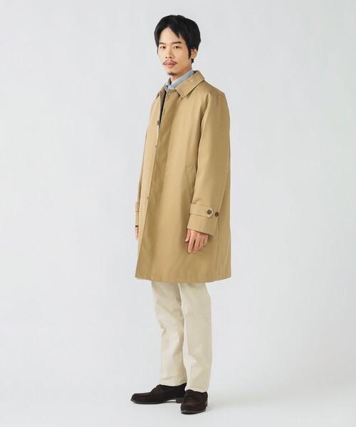 セール】撥水 ギャバジン ステンカラーコート（ステンカラーコート