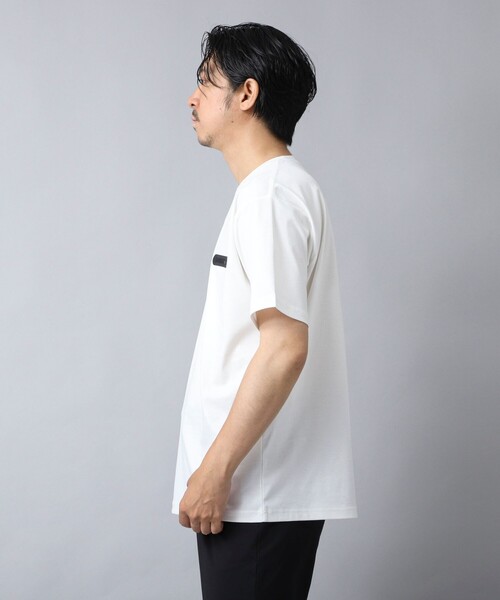 NOLLEY’S（ノーリーズ）の「【ACTIVE SECT】《限定展開》シーリングポケットTシャツ 25SS（Tシャツ/カットソー・メンズ・グレイッシュブルー/ブラック/グレイッシュベージュ/ホワイト・S/M/L/XL）」の8枚目の写真