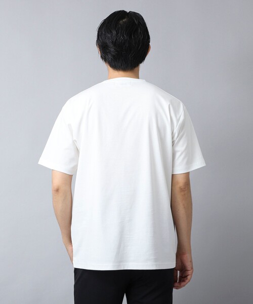 NOLLEY’S（ノーリーズ）の「【ACTIVE SECT】《限定展開》シーリングポケットTシャツ 25SS（Tシャツ/カットソー・メンズ・グレイッシュブルー/ブラック/グレイッシュベージュ/ホワイト・S/M/L/XL）」の9枚目の写真