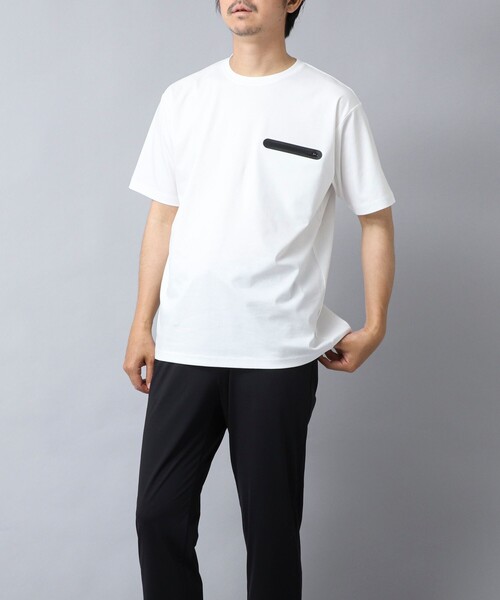 NOLLEY’S（ノーリーズ）の「【ACTIVE SECT】《限定展開》シーリングポケットTシャツ 25SS（Tシャツ/カットソー・メンズ・グレイッシュブルー/ブラック/グレイッシュベージュ/ホワイト・S/M/L/XL）」の10枚目の写真