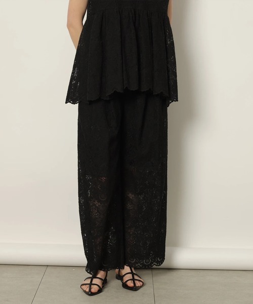 CADUNE（カデュネ）の「クロシェレースパンツ（その他パンツ）」 - WEAR
